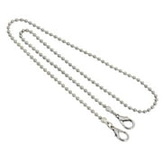 1928 Jewelry Stainless Steel 3.2 mm Ball Chain Face Mask Necklace Holder 22 Inch