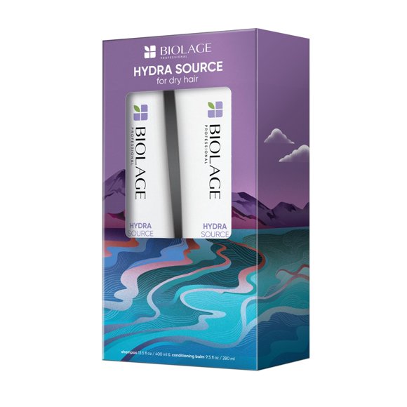 Biolage Ultra Hydra Source Shampoo & Conditioner Set - Hydrating Formula for Dry Hair, 13.5 FL OZ DUO
