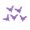 A005- Purple, variant on Decorative Orange Bat-Shaped Wall Hangers, Hooks for Hanging on Wall, Adhesive Hooks for Hanging, Adhesive Wall Hooks, 5 Pack 2X1.5 Inch No-Drill Removable Traceless Orange Hooks