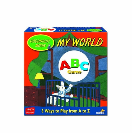 Goodnight Moon My World ABC Game, For ages 3+ and for 1 - 4 players By Briarpatch Goodnight Moon