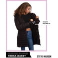 thumbnail image 4 of Steven Madden Women's Winter Coat - Packable Long Length Quilted Puffer Parka Jacket for Women, S-XL, 4 of 6