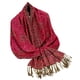 thumbnail image 1 of Bufandas de lana para mujer, suaves, alargadas, estilo étnico, chal cálido, bufanda con borlas de cachemira, bufanda acrílica para mujer, 1 of 2