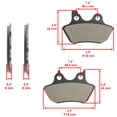 thumbnail image 2 of NEW Rear Brake Pads for Harley Davidson FLSTCi 1450 Heritage Softail C 2005-2006, 2 of 4