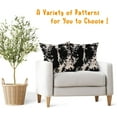 thumbnail image 4 of Cowhide Print Pillow Covers 20X20 Inch Black White Cow Spots Decorative Square Pillow Cases Set of 2 Farmhouse Western Home Decor Cotton Linen Throw Pillows For Bedroom Sofa Couch Porch Outdoor, 4 of 6