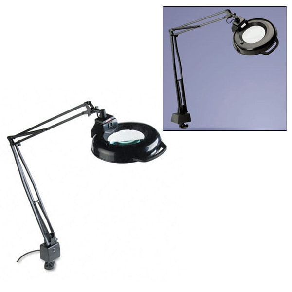 45 Reach Articulating arm Electrix LED Illuminated Magnifier Clamp-Mount Base 1.75x Magnification 