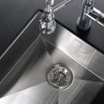 thumbnail image 2 of Houzer Contempo 17 in Stainless Steel Undermount Single Bowl Bar Sink with Strainer and Grid - CTR-1700, 2 of 7