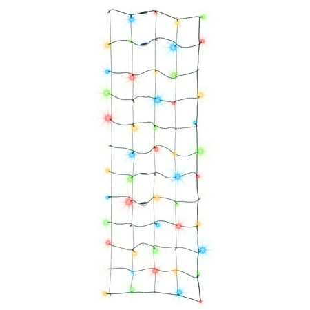 60 Count Disney Magic Holiday Shimmering Magic Multi Color LED Tree Wrap - 2 Feet x 6