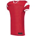 thumbnail image 2 of Augusta Sportswear XL Slant Football Jersey Red/White 9582, 2 of 2