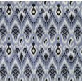 thumbnail image 4 of oneOone Organic Cotton Poplin Twill Fabric Paisley & Chevron Ikat Print Fabric BTY 42 Inch Wide, 4 of 4
