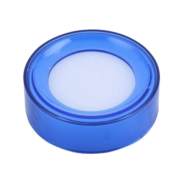 Unique Bargains Round Finger Moistener, Blue, 1 Count