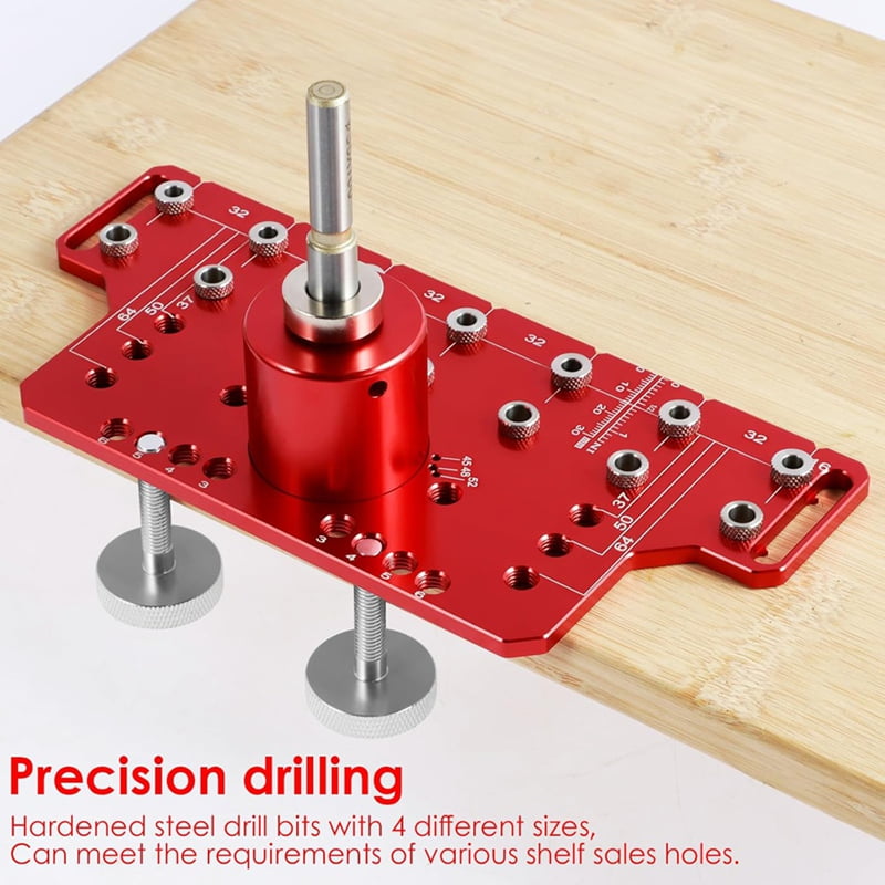 Shelf Pin Hole Jig and Hinge Clamp Two-in-One, Hinge Positioning Jig