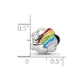 thumbnail image 5 of Sterling Silver Reflections Enamel Rainbow Bead, 5 of 7