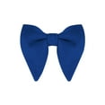 thumbnail image 1 of INSPIRAR CHIC Corbatas de moño de terciopelo unisex preatadas formales de color sólido, cuello azul real, 1 of 5
