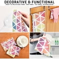 thumbnail image 7 of GZHJMY Colorful Triangle Kitchen Towel, Dish Towels Quick Drying Tea Towels Absorbent Hand Towels for Kitchen Sink Dinner Table 28 x 18 Inches, Set of 4, 7 of 7
