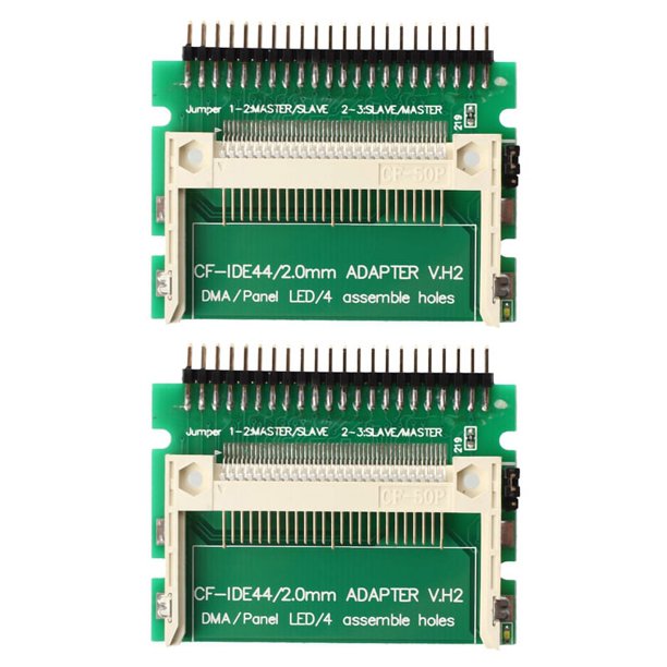 2X Adaptador de Tarjeta Macho IDE A para Portatil con Pin-Desnudo 44-Pin