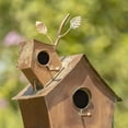 thumbnail image 4 of Zaer Ltd. Large Copper-Colored Multi-Birdhouse Stakes, Room for 2 Bird Families in Each, 4 of 6