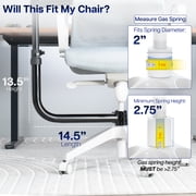 VIVO Premium Office Chair Mounted 26 x 12 Full Motion Keyboard and Mouse Tray