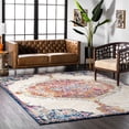 thumbnail image 1 of nuLOOM Maranda Vintage Medallion Runner Rug, 2' x 6', Multi, 1 of 4