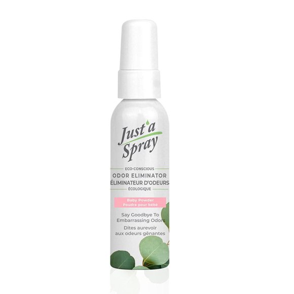 Just'a Spray Toilet Odor Eliminator, Baby Powder, 55 ml, Pre-Poop Spray