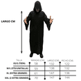 thumbnail image 2 of Disfraz de Muerte FX Costumes Túnica Negra Adulto Hombre Talla Standard, 2 of 8