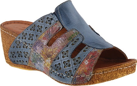 Spring Step Womens Style Onaona Leather Slide Sandal