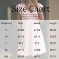 thumbnail image 4 of JoveMarine Womens Dresses V-Neck Pleated Ruffle - Sleeves Loose Blouson Vest Skirt with Flutter Sleeves for Summer Casual Days,Light Brown L, 4 of 6