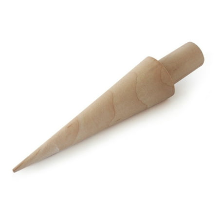 

Wooden Ice Cream Cone Mold DIY Egg Roll Omelet Waffle Roller Pastry Roll Baking Decorating Tools