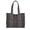 Black Ditsy/Stripe, variant on Women's Beach Icons Mini Straw Tote Bag, Natural Woven with Lobster Embroidery, Bohemian Summer Raffia Shoulder Bag