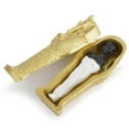 thumbnail image 6 of Egyptian Mummy Pharaoh Sarcophagus w/Mummy Figurine Home Decor Collectible Egypt Souvenirs(Gold), 6 of 9