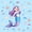 Blue 01, variant on Feelyou Dreamy Unicorn Mermaid Twin Sheet Sets for Girls, Watercolor Galaxy Bedding, Blue Pink, 3pcs