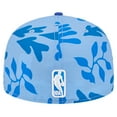 thumbnail image 4 of Men's New Era Royal Philadelphia 76ers Palm Fronds 2-Tone 59FIFTY Fitted Hat, 4 of 6