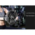 thumbnail image 4 of CHAO Guantes de gimnasio para mujer, de medio dedo, para levantamiento de pesas, con almohadilla de gel antideslizante, para entrenamiento de culturismo y ciclismo, talla L, color gris, 4 of 5