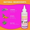 thumbnail image 4 of Petglow Dog Ear Cleaner Solution for Ear Infection, Yeast, Wax & Debris, Lavender 4 fl Oz, 4 of 7