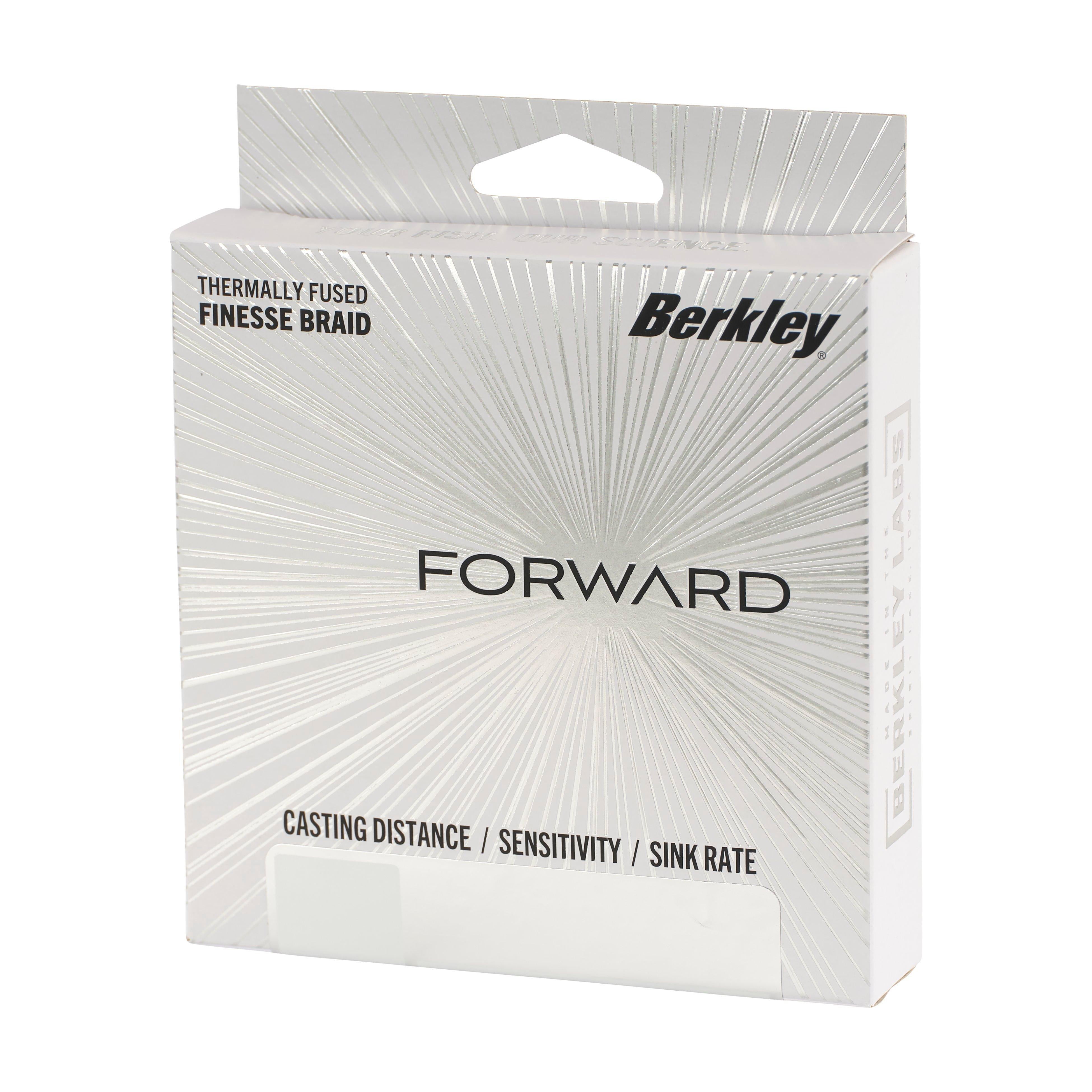 Berkley Forward Braid Fishing Line, Crystal, 6 lb Test Strength, 150 yd