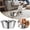 Silver, variant on Heavy Duty Stainless Steel Pet Feeder Bowl for Dogs and Cats Durable Metal Food Water Dish 94 Inch Non- Base