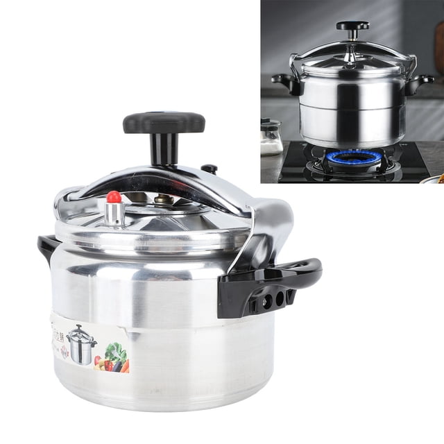 Large Capacity Pressure Cooker, Thickened And Durable Aluminum Alloy, Quick Cooking, Anti Stick Coating, Design For Commercial Or Household Use