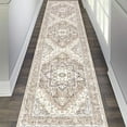 thumbnail image 6 of 2 x10ft Washable Hallway Runner Rugs, Non-Slip Soft Kitchen Rug Runner Laundry Room Rug, Vintage Floor Runner for Kitchen Entryway Laundry Room, 6 of 7