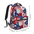 thumbnail image 2 of Pofeuu American Stars2 Print Backpack for Men and Women - Basic Bookbag Casual Daypack Backpacks for College Work Travel-One Size, 2 of 5