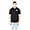 Black, variant on Dunder Mifflin Left Chest Logo Adult Polo Shirt