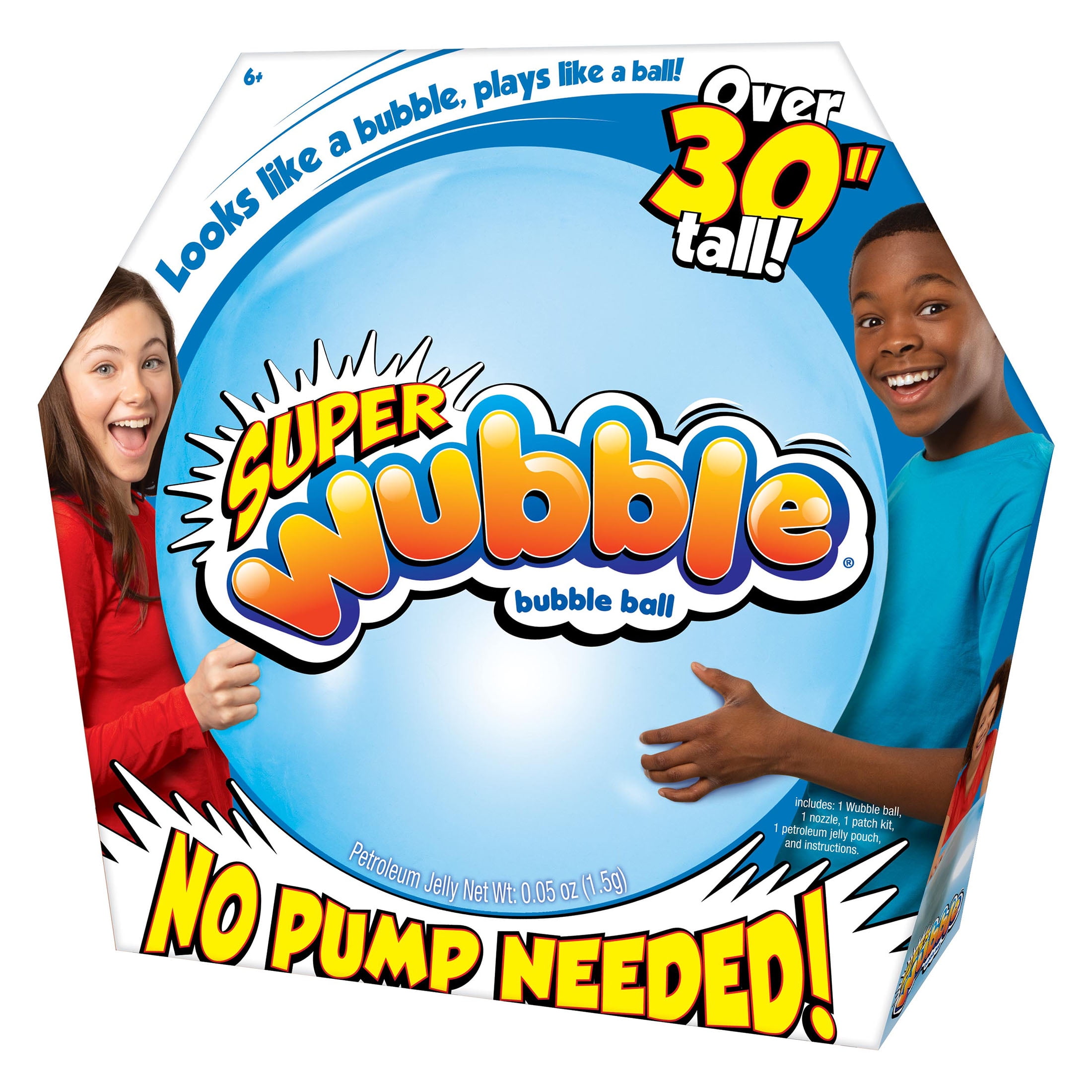 Kids Soft Bubble Ball Wubble Squishy Play Firm Super Stretch Transparent Sports 
