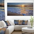 thumbnail image 1 of Bord de Mer Calme avec des Vagues Bleues - Tableau sur Toile Bord de Mer, 1 of 4