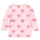 thumbnail image 4 of Blusas y camisas de cuello redondo y manga larga para niños, blusas/camisas de poliéster con estampado de corazones, mangas 3/4 y cuello redondo, elegantes e informales., 4 of 5