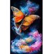 thumbnail image 3 of Cuadros Decorativos Dream Butterfly Cloud 5D Kits de pintura de diamantes DIY Full Round Drill Art (B5610) Likrtyny embutido en tela, 3 of 9