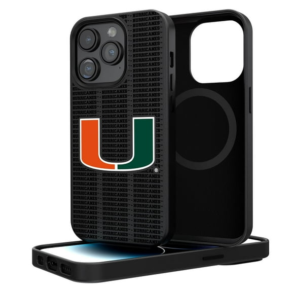 Miami Hurricanes Primary Logo iPhone Magnetic Bump Case