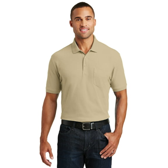 Port Authority Core Classic Pique Pocket Polo