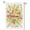 Color 1, variant on SPXUBZ Floral Butterfly Garden Flag 12x18 Inch, Colorful Botanical Linen Yard Flag, Outdoor Decorative Flag for Garden Lawn Porch Spring Summer Decoration