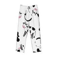 thumbnail image 4 of Kll Mens Pajama Pants For Men,Mens Lounge Pants,Funny Gifts For Men,Men'S Pajama Bottoms-Cute Cow And Milk Stains, 4 of 9
