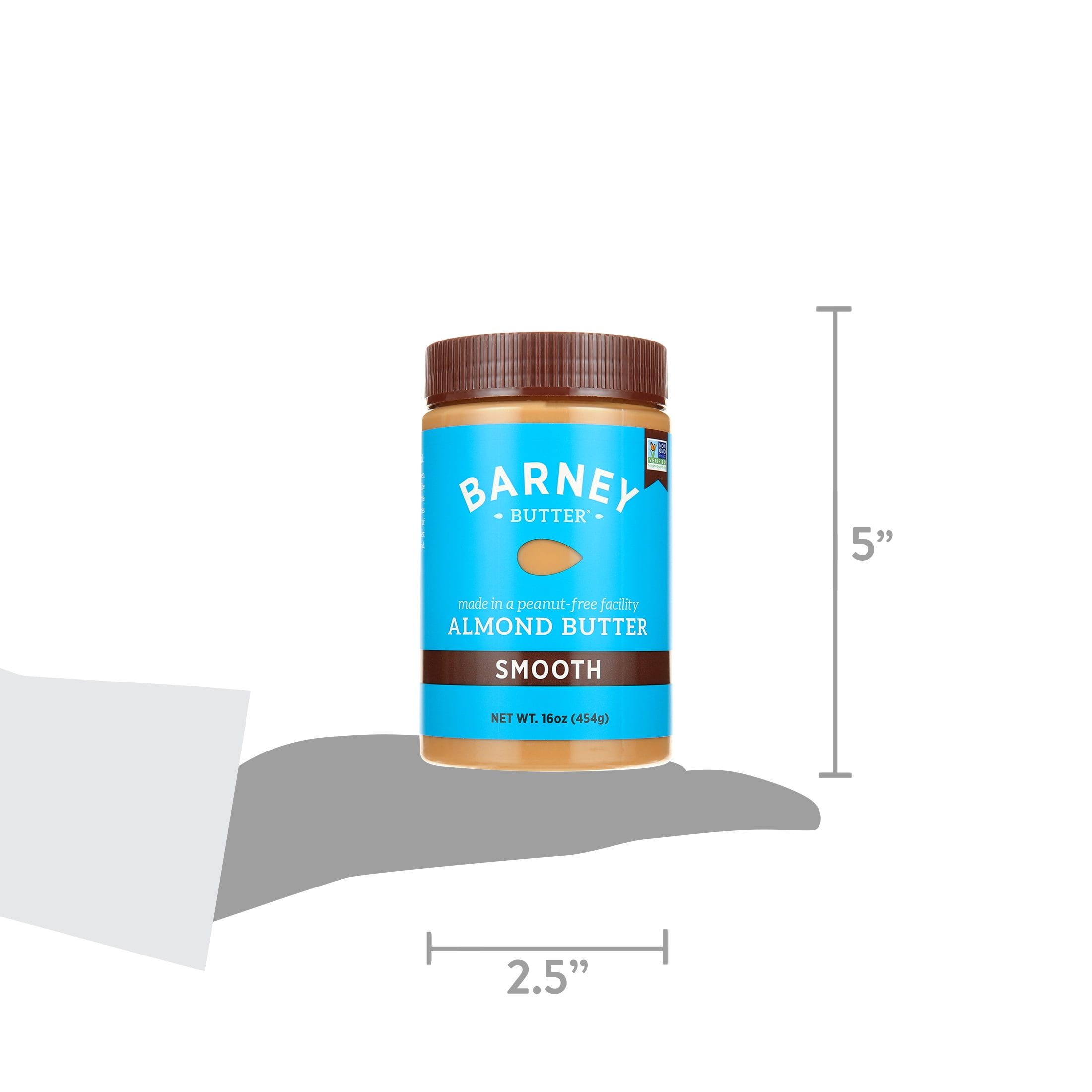 (2 pack) Barney Butter Skin-Free Smooth Almond Butters, 16 oz