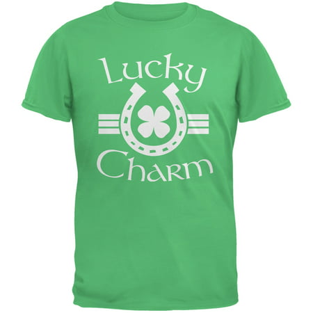 St. Patricks Day - Lucky Charm Irish Green Adult T-Shirt