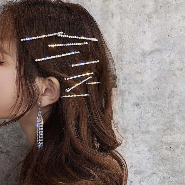 Beautiful hair clip! Has a nice shine to it Amazon.com : White Pearl Hair Clips and Barrettes Set  main image 4